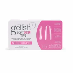 Gelish Soft Gel Tips - Short Round 550 ct.