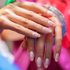 Gelish "Star Walking" Duo- Includes Gel Polish and Lacquer - Starfall Iridescent