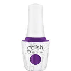 Gelish "This Is How I Roll" Duo- Includes Gel Polish and Lacquer- Bright Purple Creme