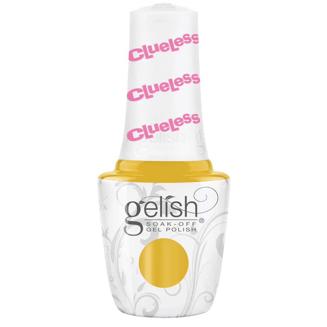 Gelish "Ugh, As If" Duo, Mustard Yellow Creme - Includes gel polish and lacquer