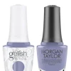 Gelish "What's The Hang Up?" Duo, Muted Blue Creme - Includes Gel polish and Lacquer