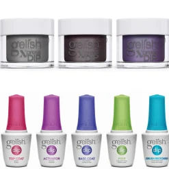 Gelish Xpress Dip Disney Villains Collection Starter Kit Two, 3 colors + Dip Basix