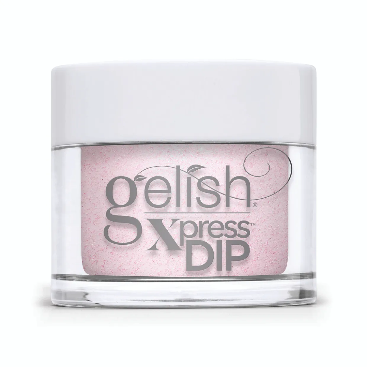 Gelish Xpress Dip "Feeling Fleur-ty", Sheer Pink With Glitter, 43 g | 1.5 oz.