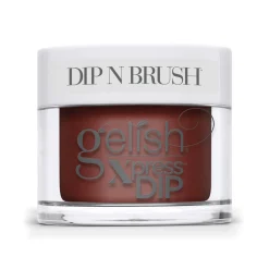 Gelish Xpress Dip "Fifteen Minutes Of Frame", Warm Chestnut Creme, 43g | 1.5 oz -In Frame Collection