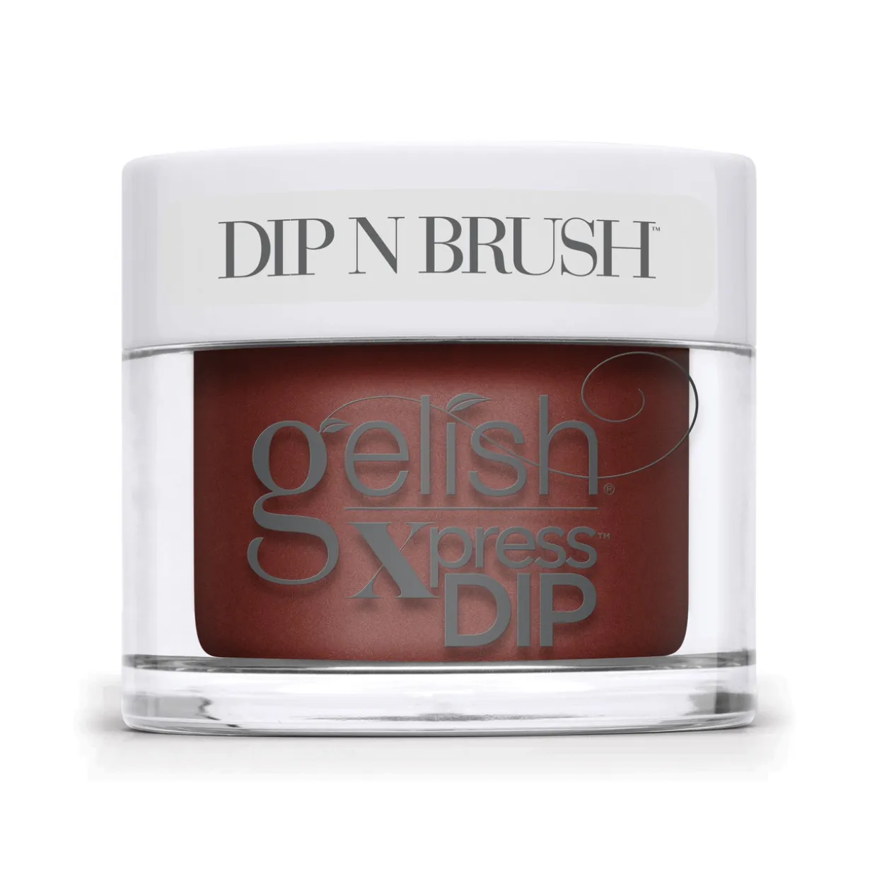 Gelish Xpress Dip "Fifteen Minutes Of Frame", Warm Chestnut Creme, 43g | 1.5 oz -In Frame Collection