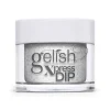Gelish Xpress Dip "Liquid Frost" - Silver Metallic With Chunky Glitter, 43g | 1.5 oz. - 1620404