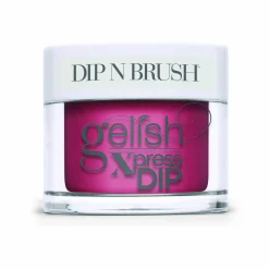 Gelish Xpress Dip n Brush "A Petal For Your Thoughts" - Punch Red Creme- 43g | 1.5 oz - 1620886
