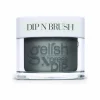 Gelish Xpress Dip n Brush "Midnight Caller" - Dark Grey Metallic- 43g | 1.5 oz - 1620847