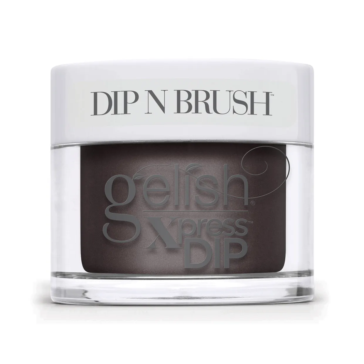 Gelish Xpress Dip n Brush "Pumps or Cowboy Boots?", Dark Chocolate Creme, 43 g | 1.5 oz - 1620183