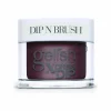 Gelish Xpress Dip n Brush "Red Alert" - Deep Red Creme- 43g | 1.5 oz - 1620809