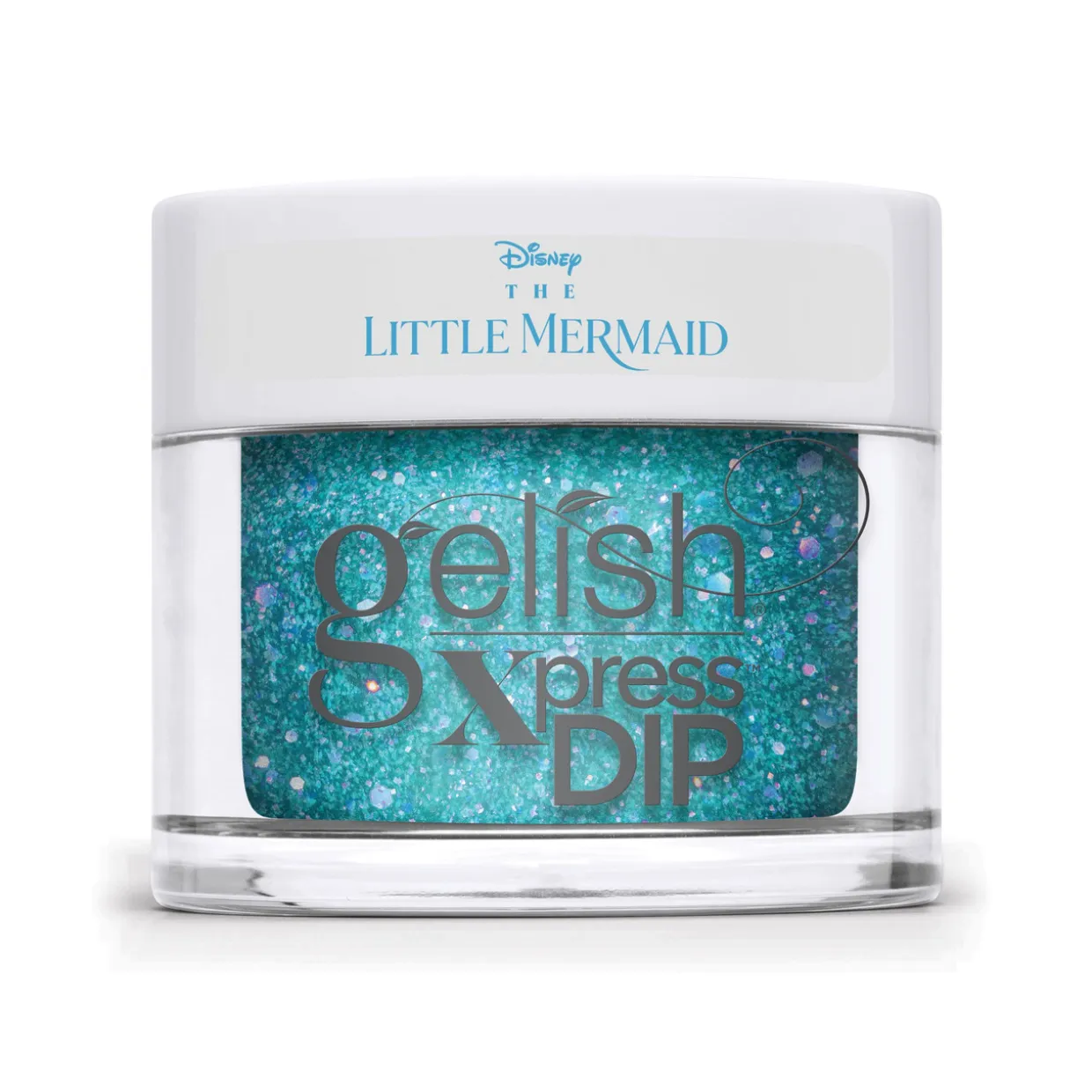 Gelish Xpress Dip n Brush "Ride The Wave", Aqua Teal Glitter, 43 g | 1.5 oz - Splash of Color Collection