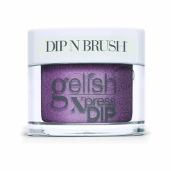 Gelish Xpress Dip n Brush "Samurai" - Medium Purple Metallic- 43g | 1.5 oz - 1620845