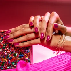 Gelish Xpress Dip n Brush "Sleighing In Style", Fuchsia Glitter, 43 g | 1.5 oz. - 1620542