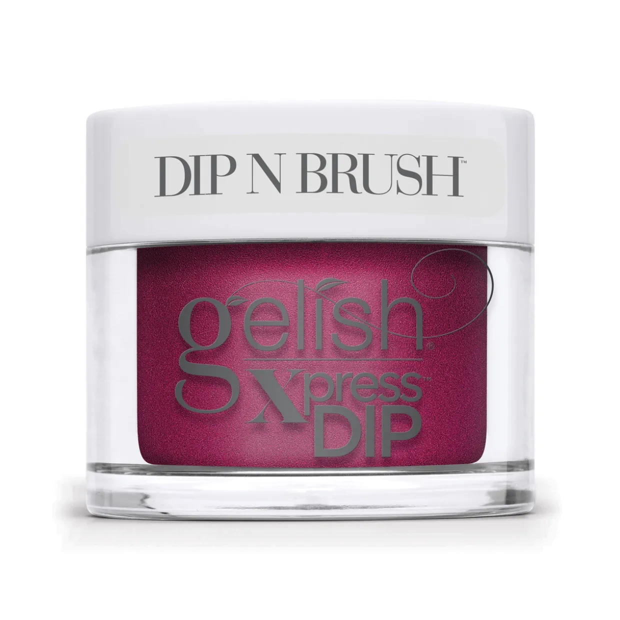 Gelish Xpress Dip n Brush "Sleighing In Style", Fuchsia Glitter, 43 g | 1.5 oz. - 1620542
