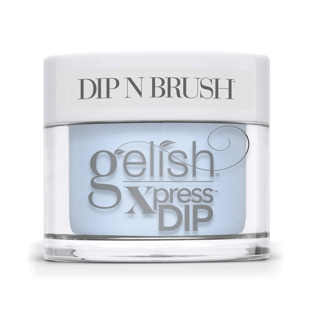 Gelish Xpress Dip n Brush "Sweet Morning Breeze", Baby Blue Iridescent, 43 g | 1.5 oz.