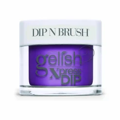 Gelish Xpress Dip n Brush "You Glare, I Glow" - Purple Neon Creme- 43g | 1.5 oz - 1620914