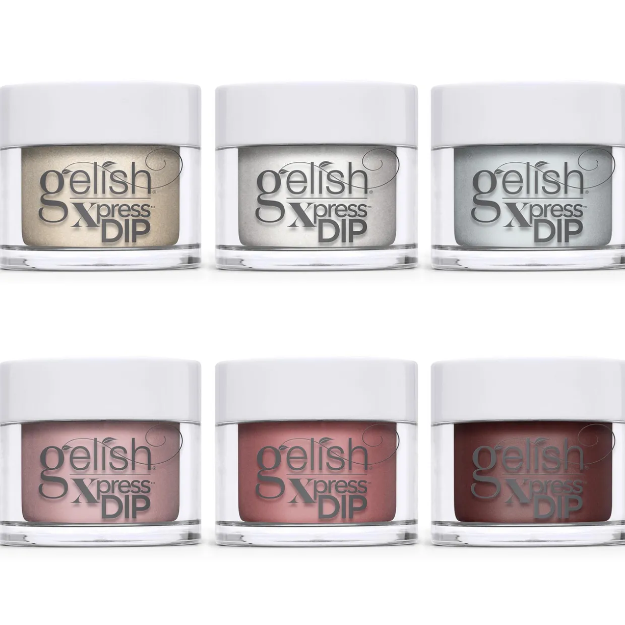 Gelish Xpress Dip "Out in the Open" Spring Collection Bundle, 6 Colors Included