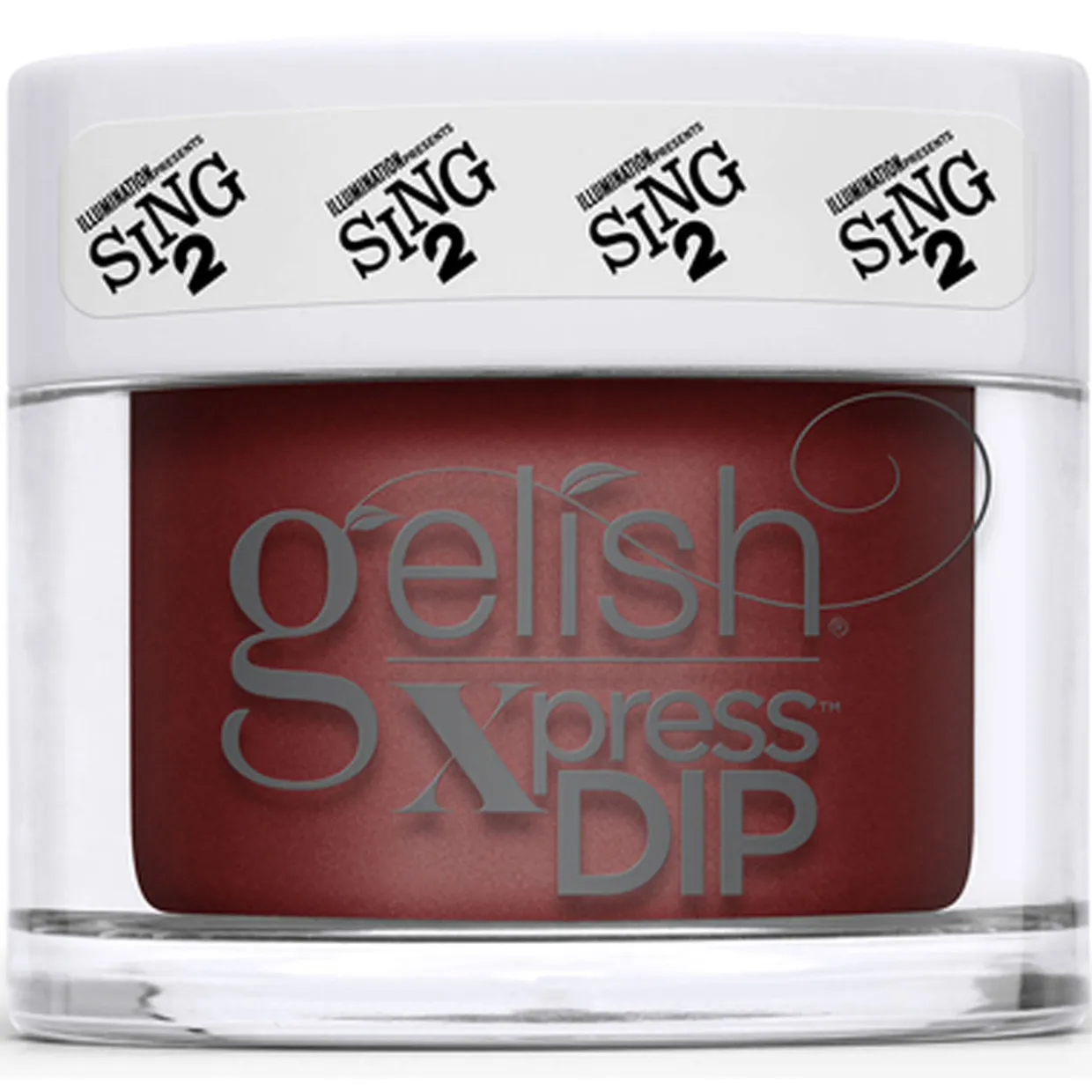 Gelish Xpress Dip "Red Shore City Rouge" Cranberry Crème - 43g | 1.5 oz
