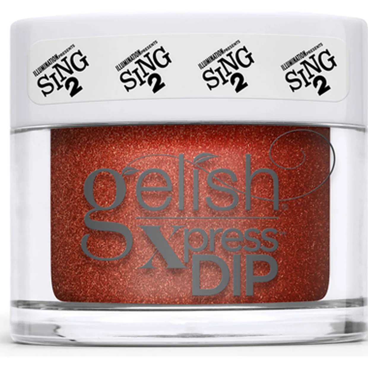 Gelish Xpress Dip "Rosy Rosita" Red Shimmer - 43g | 1.5 oz