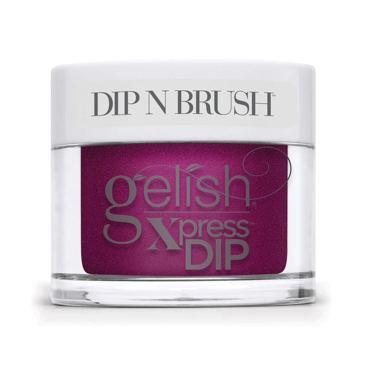 Gelish Xpress Dip "Sappy But Sweet" Fuschia Berry Pearl, Dipping Powder - 43g | 1.5 oz - Change of Pace Collection