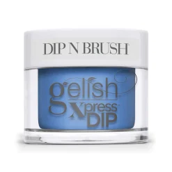 Gelish Xpress Dip "Soaring Above It All", Bold Blue Crème, 43g | 1.5 oz -Up In The Air Collection