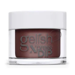 Gelish Xpress Dip "Take Time & Unwind" Dip Powder - Cinnamon Red Crème, 43g | 1.5 oz