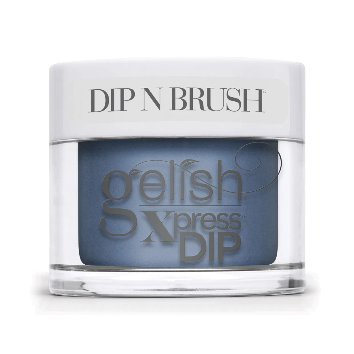 Gelish Xpress Dip "Test The Waters" Chiffon Slate Blue Crème - 43g | 1.5 oz - 1620482