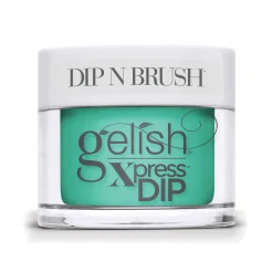 Gelish Xpress Dip "Unwind With Me", Aquamarine Creme, 43g | 1.5 oz - Let's Roll Collection
