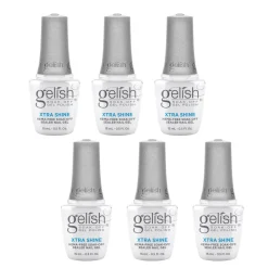 Gelish Xtra Shine Top Coat, Soak-Off Gel Polish , 15 mL | .5fl oz - Case Pack of 6