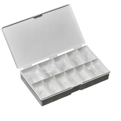 IBD Clear Soft Gel Tips - Long Coffin, 504 ct.