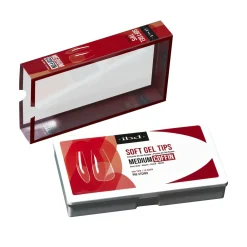 IBD Clear Soft Gel Tips - Medium Coffin, 504 ct.