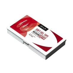 IBD Clear Soft Gel Tips - Medium Coffin, 504 ct.