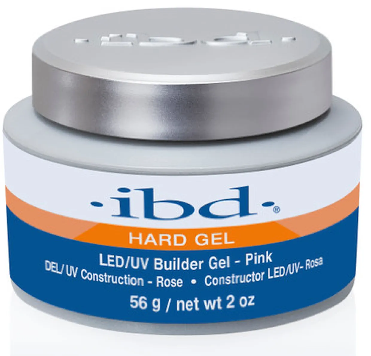 IBD LED/UV Builder Gel, Pink, 2 oz.