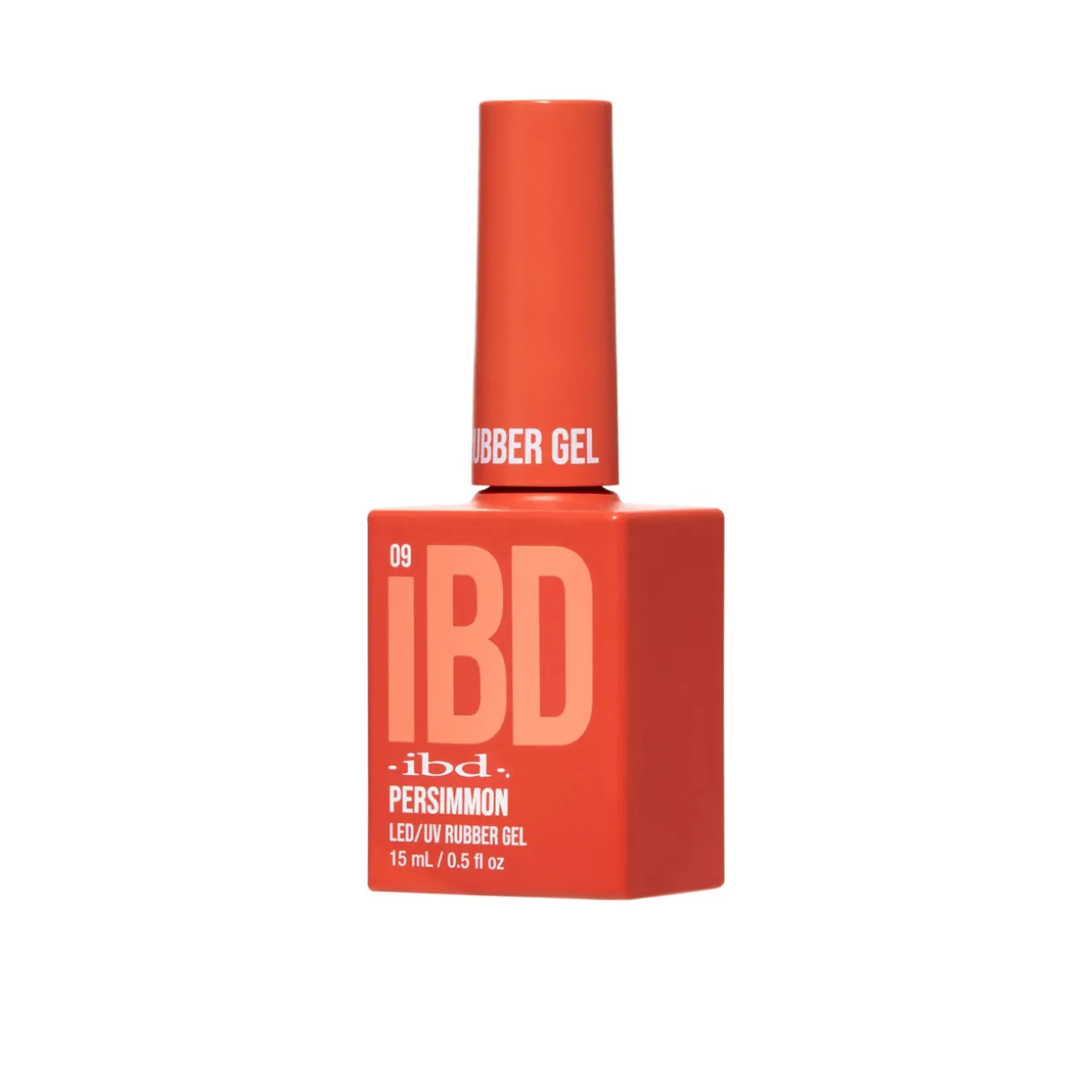 IBD Rubber Gel, Persimmon, .5 fl. Oz.