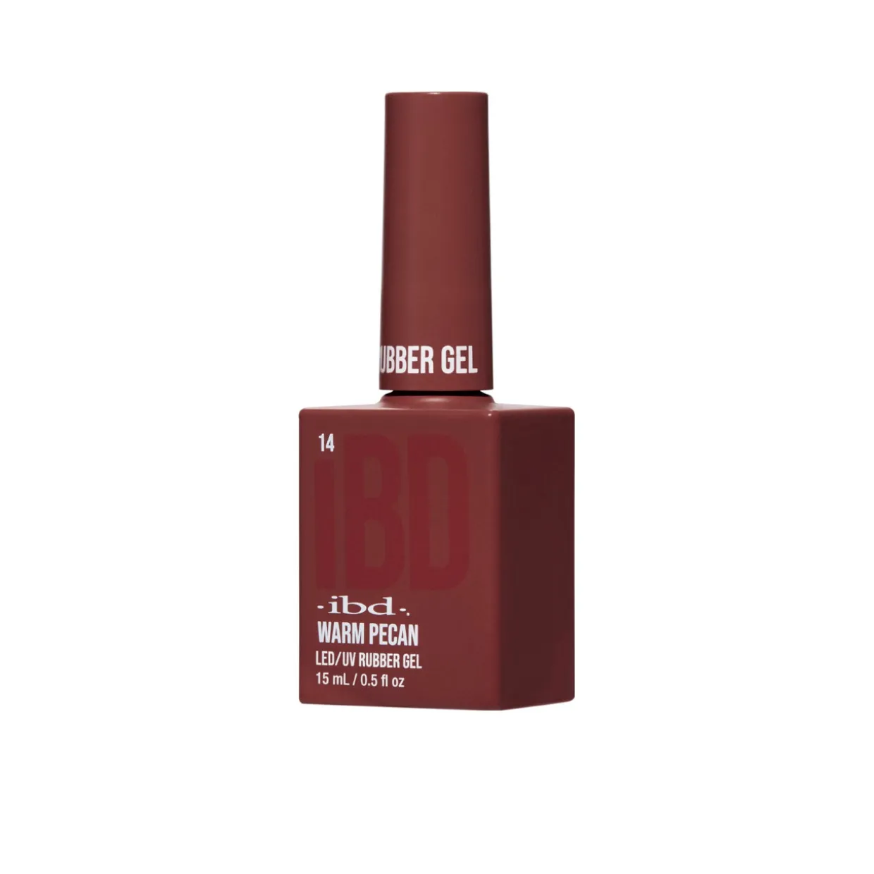 IBD Rubber Gel, Warm Pecan, .5 fl. Oz.