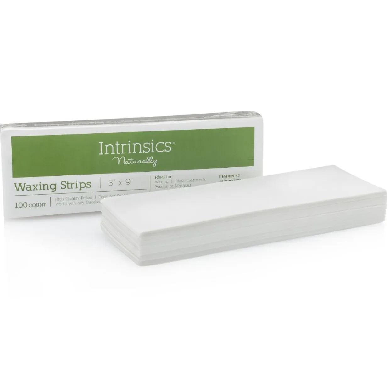 Intrinsics 406145 - Waxing Strips, 3” x 9”, high quality pellon