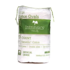 Intrinsics 407406 - 50 ct. Large Cotton Ovals, 3”, 100% Naturelle™ cotton Oval