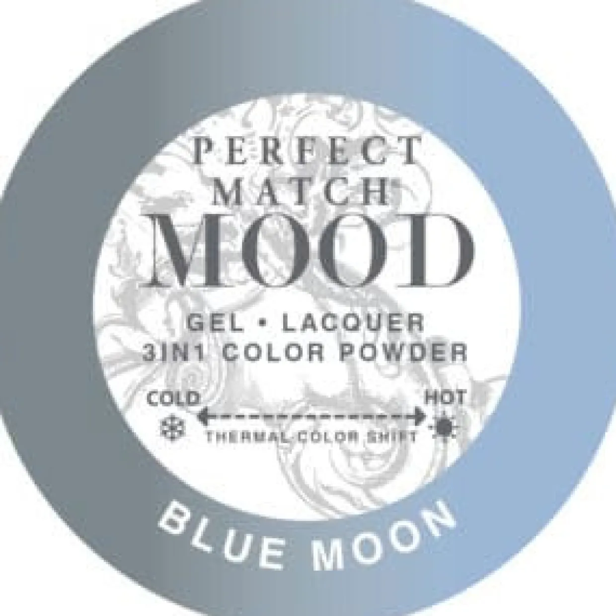 LeChat "Blue Moon" - Perfect Match MOOD Collection Duo Set Lacquer & Gel - SKU:PMMDS12
