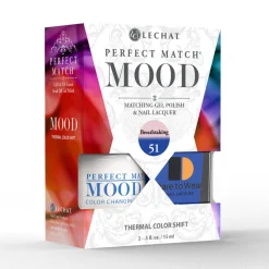 LeChat "Breathtaking " - Perfect Match MOOD Collection Duo Set Lacquer & Gel - SKU:PMMDS51