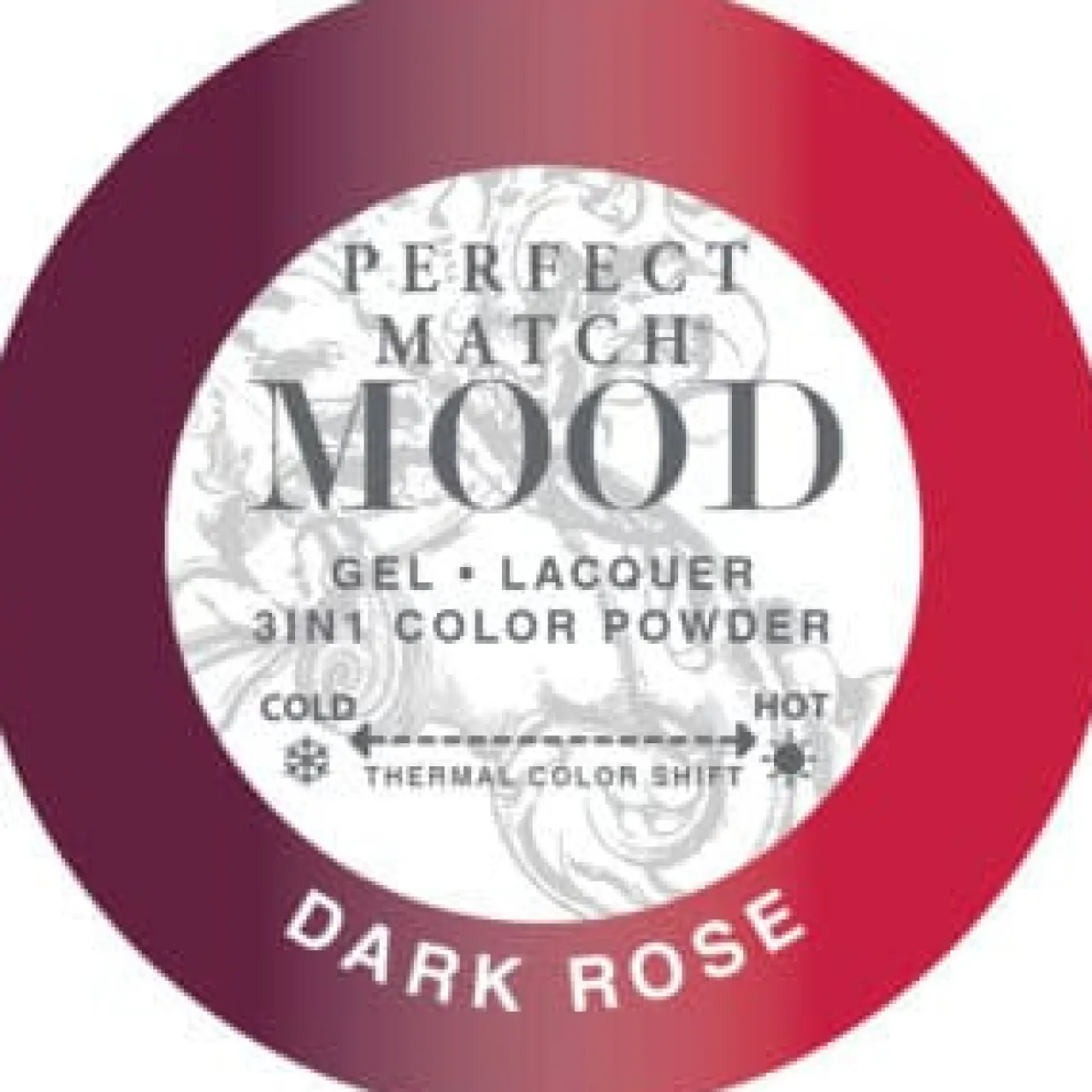 LeChat "Dark Rose" - Perfect Match MOOD Collection Duo Set Lacquer & Gel - SKU:PMMDS34