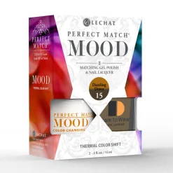 LeChat "Dazzling Dawn" - Perfect Match MOOD Collection Duo Set Lacquer & Gel - SKU:PMMDS15