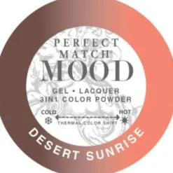 LeChat "Desert Sunrise" - Perfect Match MOOD Collection Duo Set Lacquer & Gel - SKU:PMMDS23