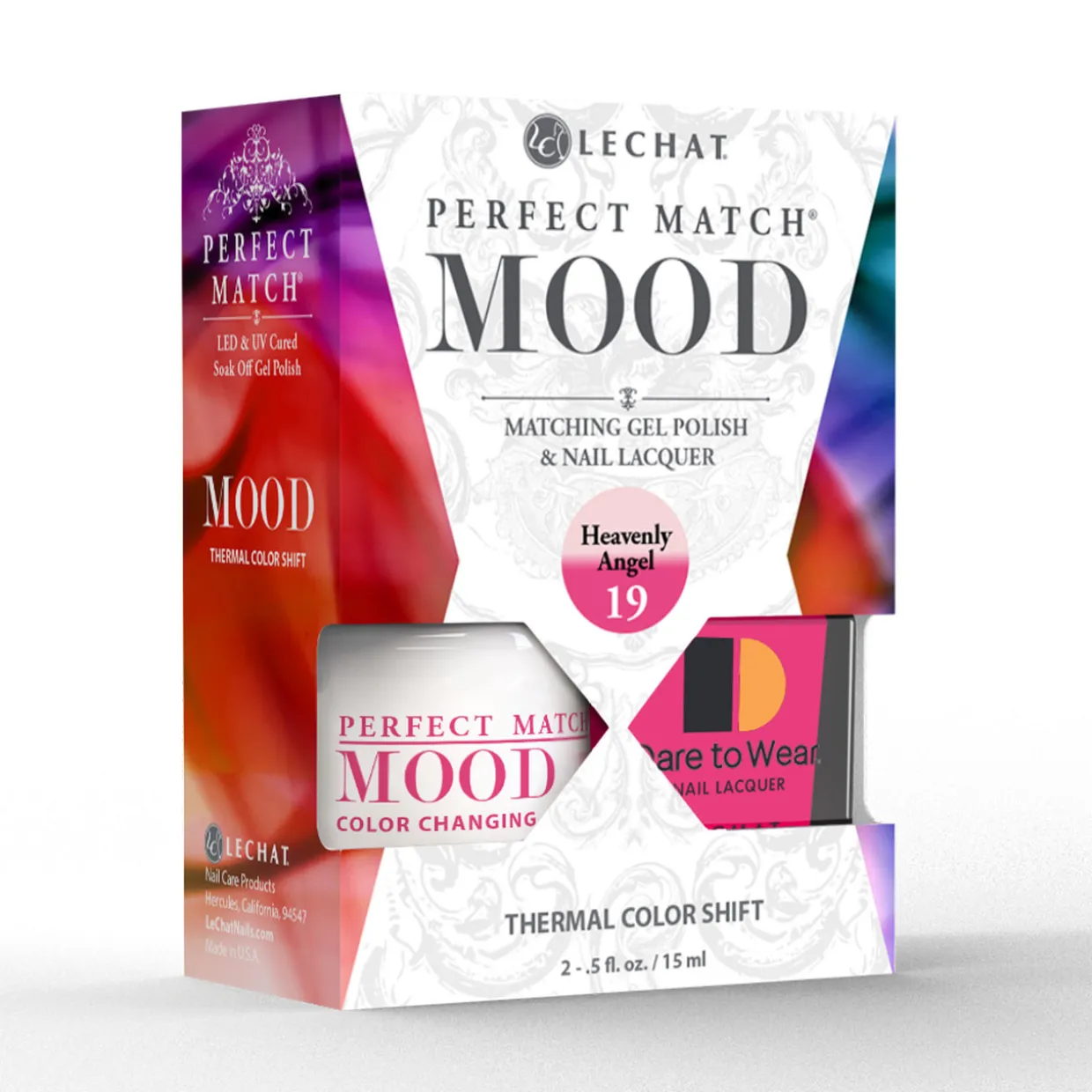 LeChat "Heavenly Angel" - Perfect Match MOOD Collection Duo Set Lacquer & Gel - SKU:PMMDS19