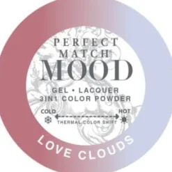 LeChat "Love Clouds" - Perfect Match MOOD Collection Duo Set Lacquer & Gel - SKU:PMMDS72