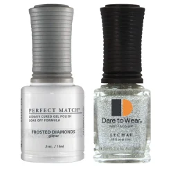 Le Chat Perfect Match Gel Polish & Lacquer Set, Frosted Diamonds, 15 mL | .5 fl. oz., PMS163