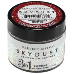 LeChat "Pheonix Flame" - Perfect Match Sky Dust Collection 3-in-1 Dip Powder, 42g - SDP10, 43 g