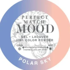 LeChat "Polar Sky " - Perfect Match MOOD Collection Duo Set Lacquer & Gel - SKU:PMMDS59