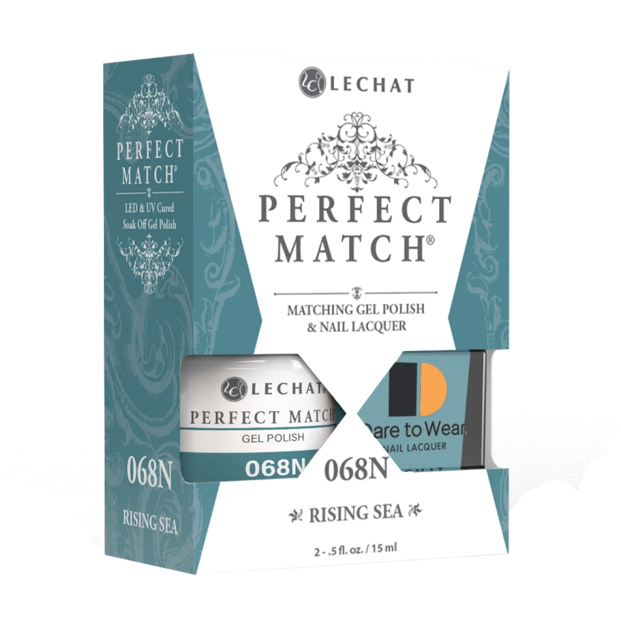 LeChat "Rising Sea" - Holocene Collection Gel Polish & Nail Lacquer Duo - PMS068N