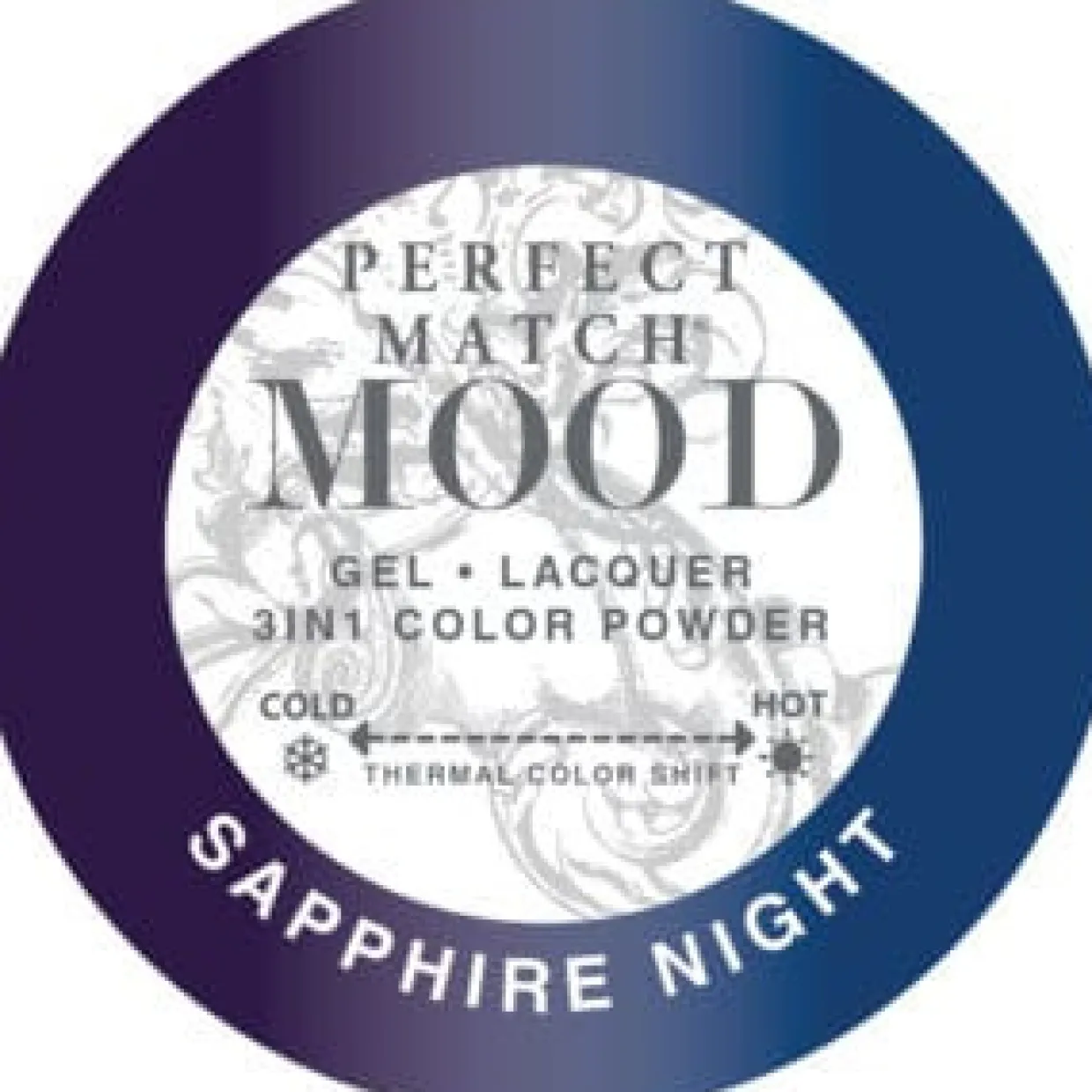 LeChat "Sapphire Night" - Perfect Match MOOD Collection Duo Set Lacquer & Gel - SKU:PMMDS43