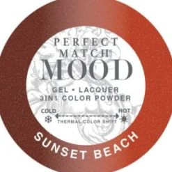 LeChat "Sunset Beach" - Perfect Match MOOD Collection Duo Set Lacquer & Gel - SKU:PMMDS08